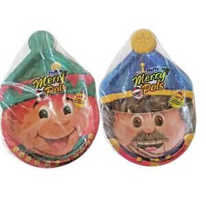 Hefty Merry Pals Paper Plates Assorted Santa Elf, Nutcracker Vintage 2 Packages